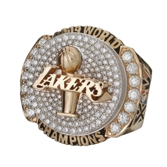2009 Los Angeles Lakers NBA World Championship Ring 